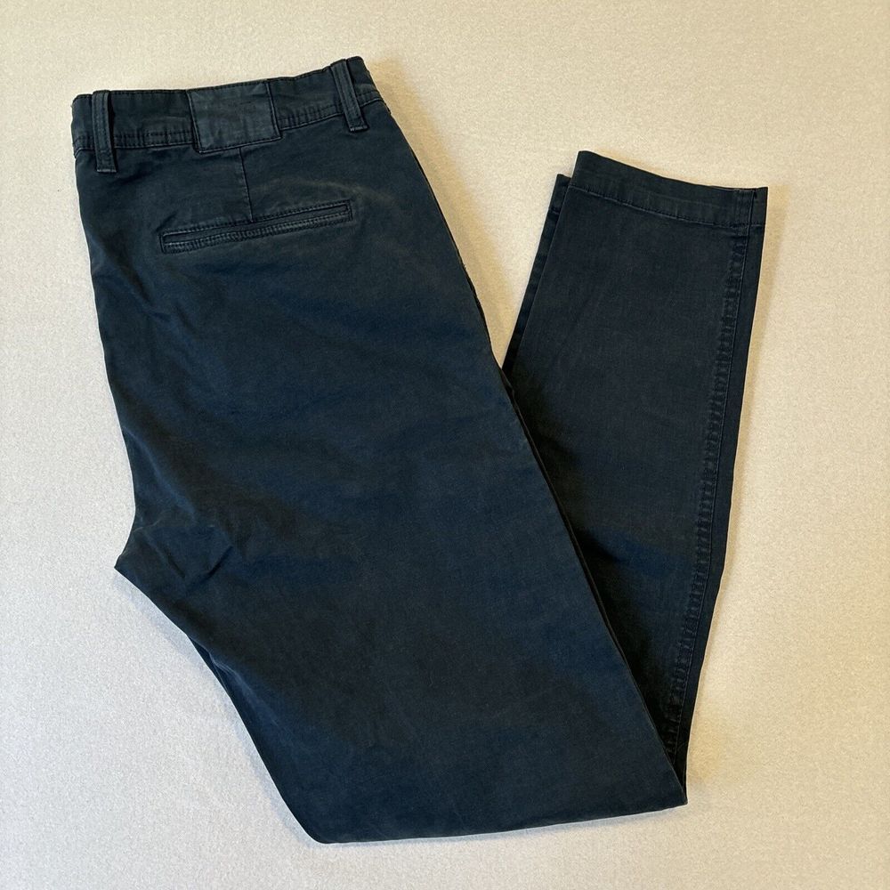 Zara Man "Break" 38x32 BLUE Pants Stretch Slim Fit EXCELLENT & Soft ~ FAST Ship - Picture 8 of 8
